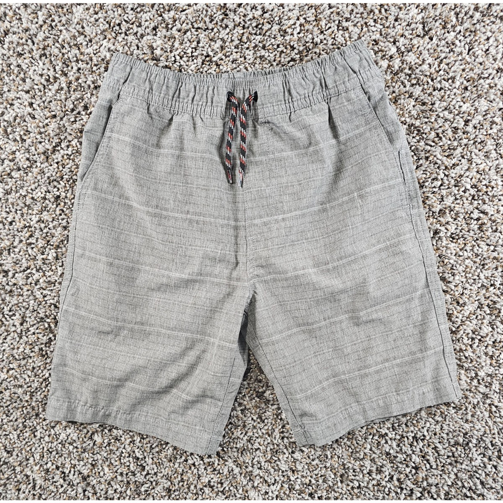 Depart West Boys Sz S (8) Elastic Waist Athletic Shorts Light Gray